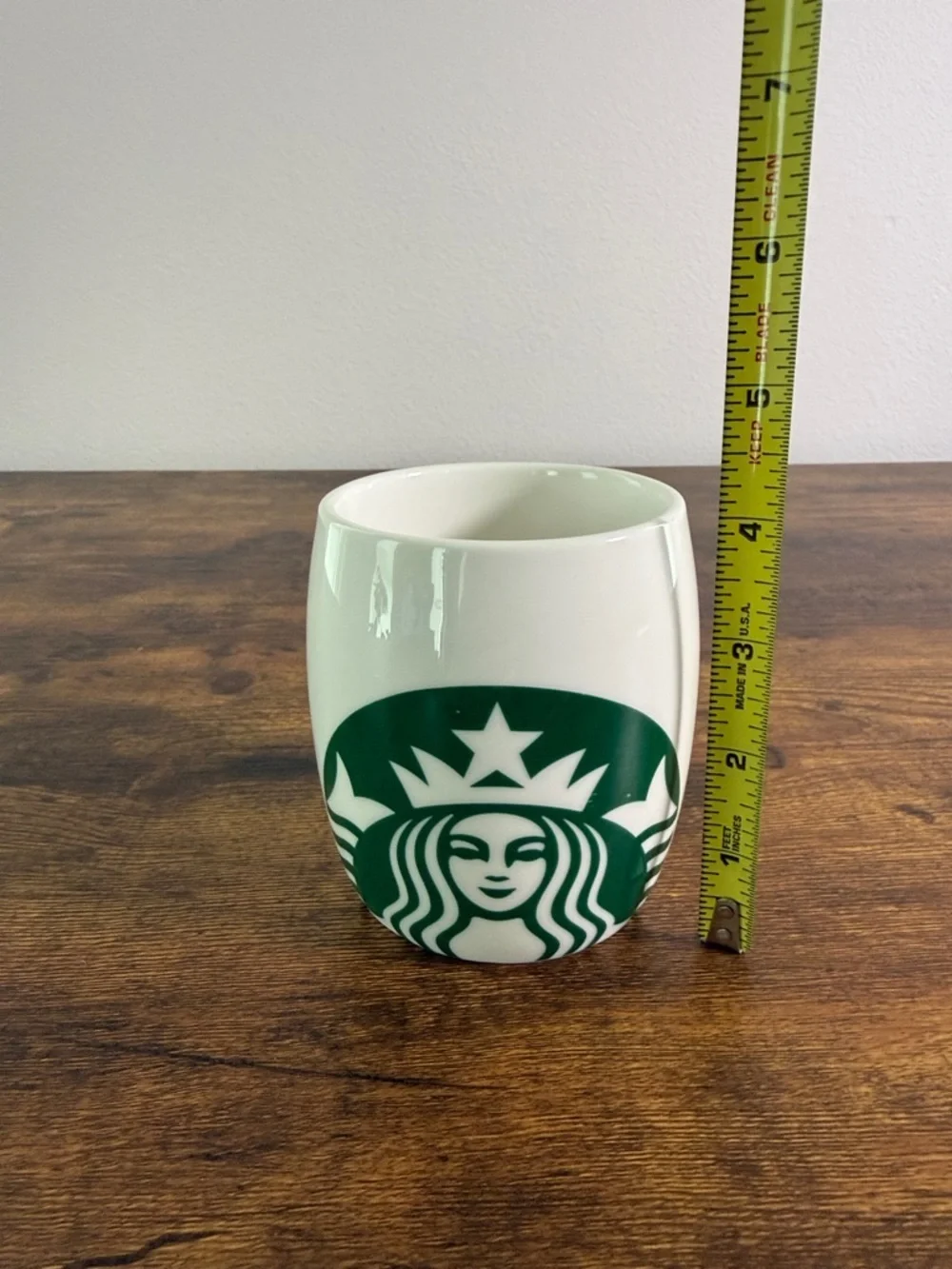 Starbucks White Mug with Green Siren Emblem, 14 Oz